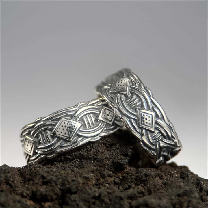 Adjustable Viking Ring In Borre Style - Northlord