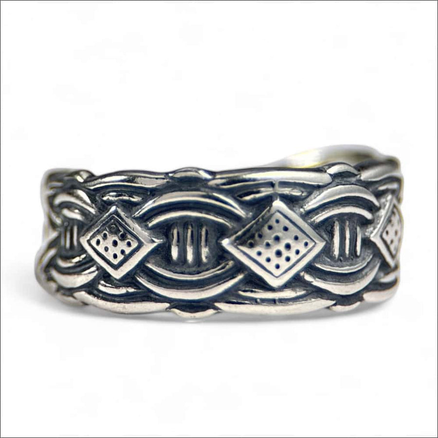 Adjustable Viking Ring In Borre Style - Northlord