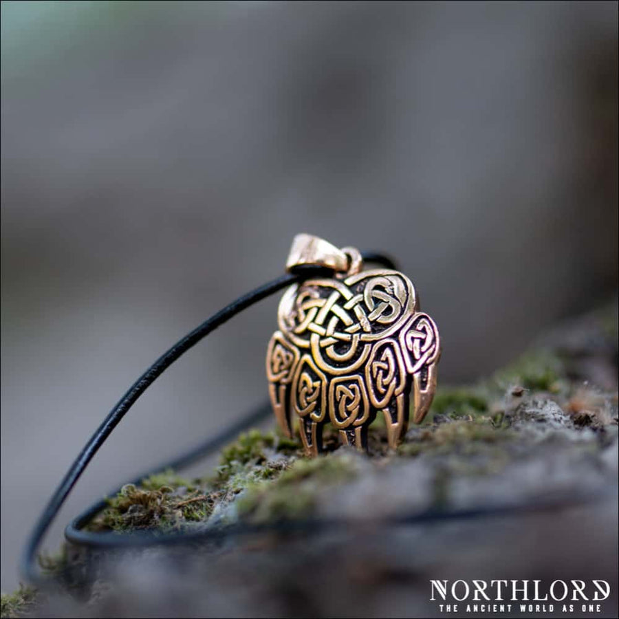 Bear Paw Pendant Bronze - Northlord