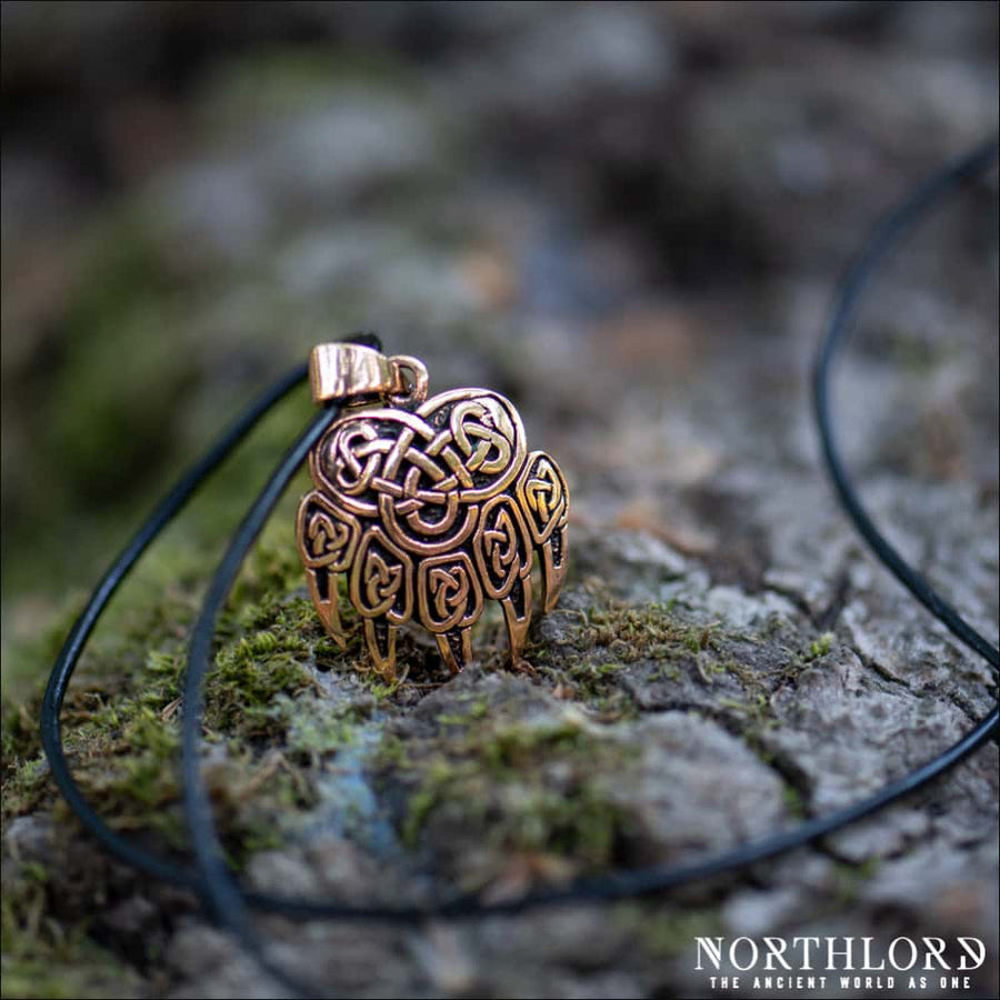 Bear Paw Pendant Bronze - Northlord