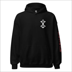 Berserker Viking Hoodie Sleeve Print Multicolor - Northlord