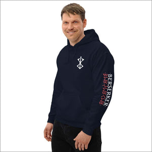 Berserker Viking Hoodie Sleeve Print Multicolor - Northlord