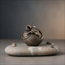 Bronze Sleeping Mouse Figurine - Northlord