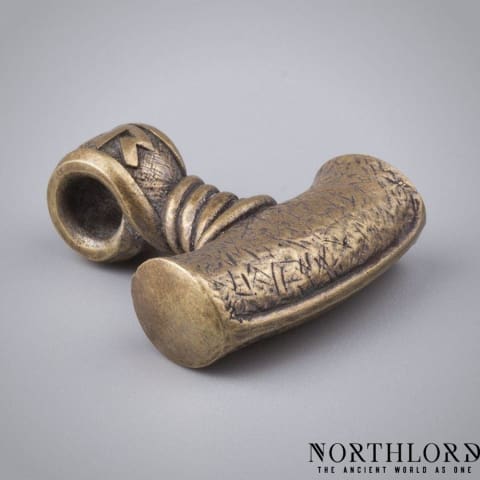 Bronze Viking Pendant For Jewelry making with Thor Hammer design - Northlord