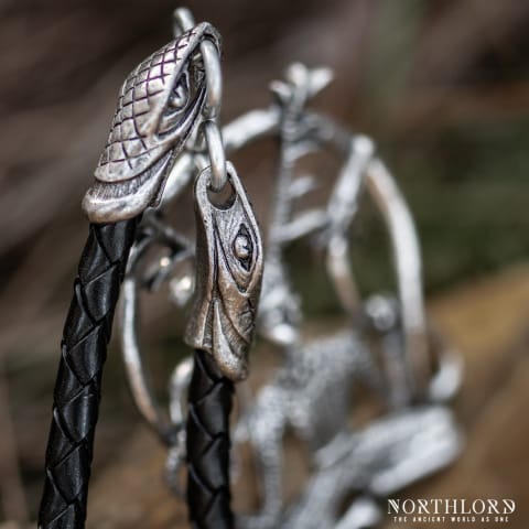 Cernunnos Leather Necklace, Celtic God pendant - Northlord (6)