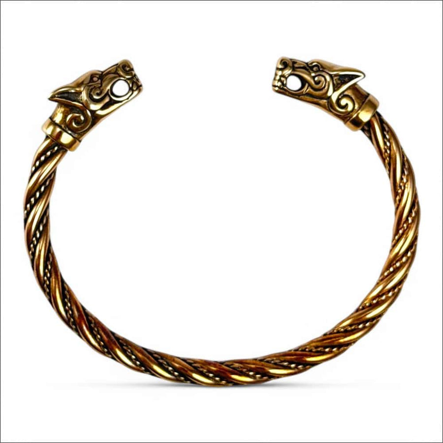 Fenrir Armring Historical Bronze - Northlord