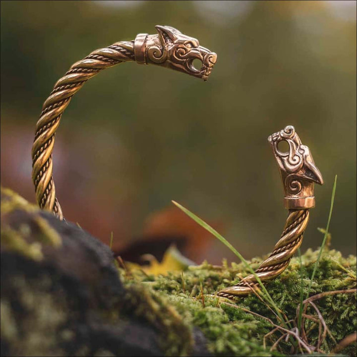 Fenrir Armring Historical Bronze - Northlord