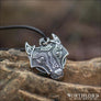 Fenrir Wolf Pendant Sterling Silver - Northlord