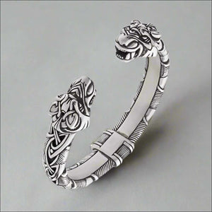 Freki and Geri Armring Sterling Silver - Northlord