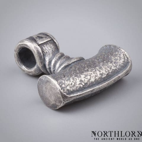 Hammer Of Thor Necklace, Men's Viking Jewelry, Silvered Bronze - Northlord