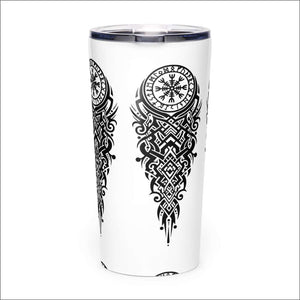 Helm Of Awe Tumbler With Abstract Knotwork Northlord