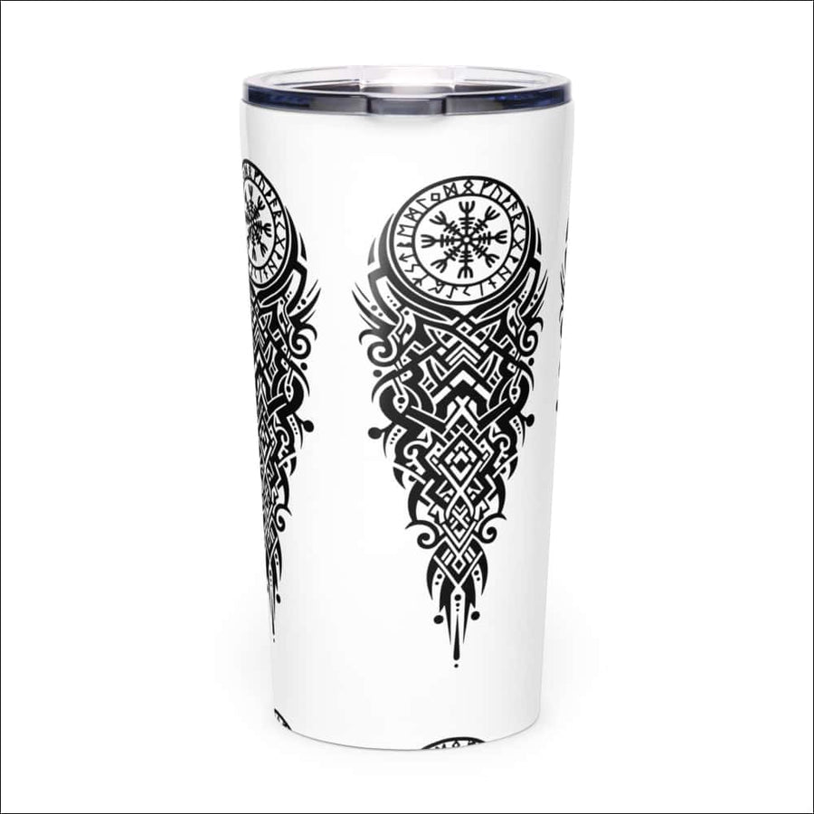 Helm Of Awe Tumbler With Abstract Knotwork Northlord