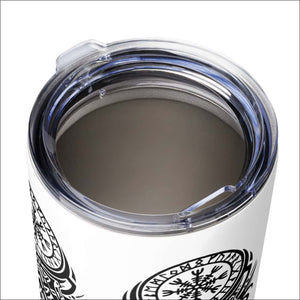 Helm Of Awe Tumbler With Abstract Knotwork Northlord