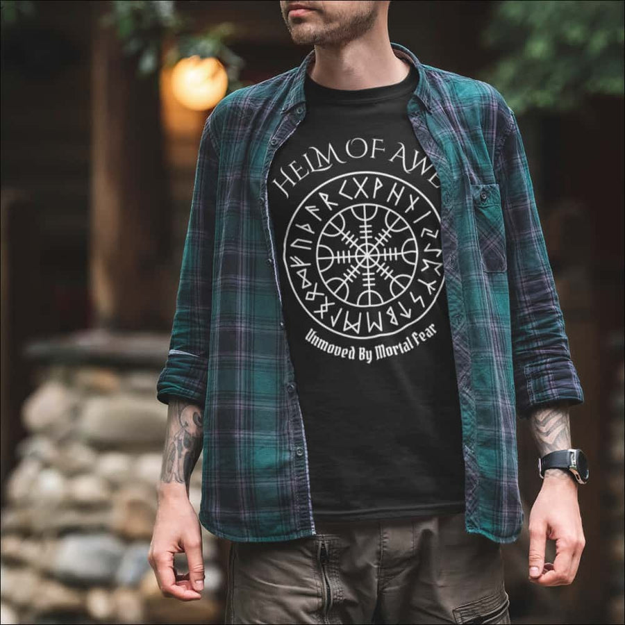 Helm of Awe Viking T-Shirt – Norse Symbol Protection Tee - Northlord