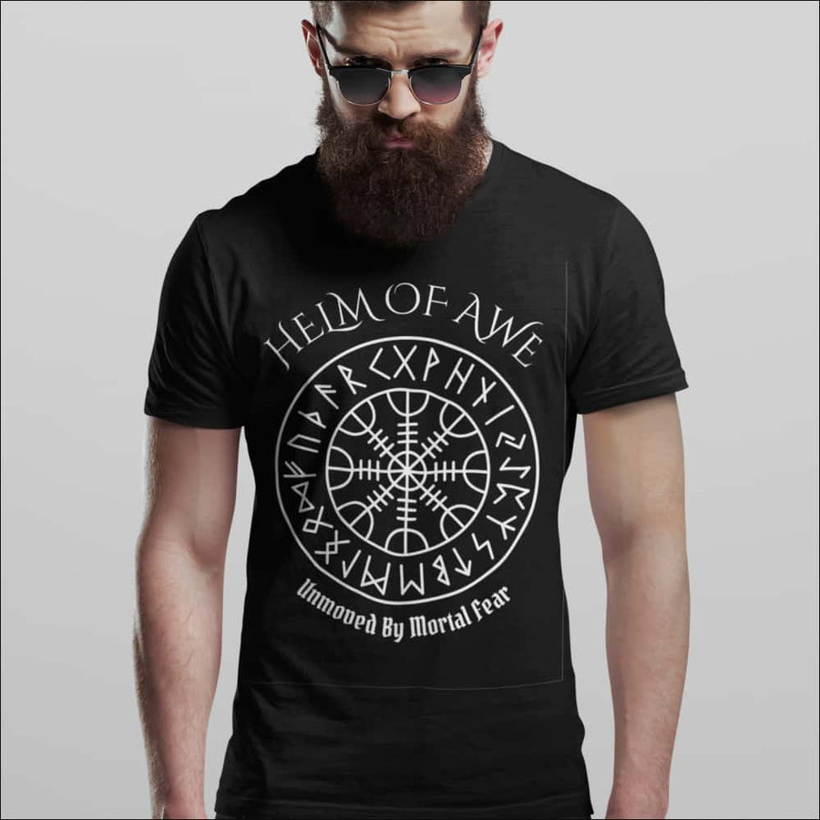 Helm of Awe Viking T-Shirt – Norse Symbol Protection Tee - Northlord