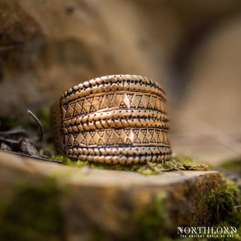 Historical Viking Ring From Rone, Bronze Viking Ring, Replica - Northlord (6)