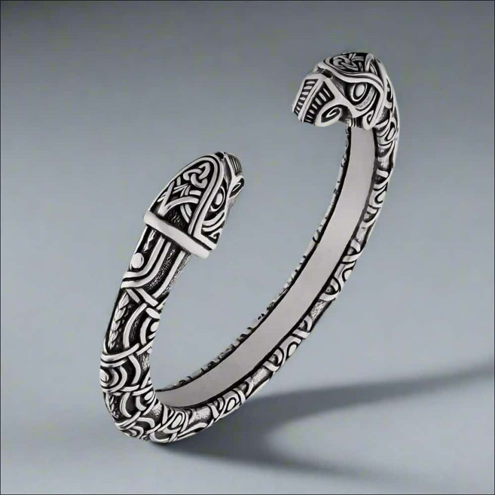 Hugin and Munin Armring Sterling Silver - Northlord