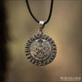 Hugin and Munin Pendant With Runes Sterling Silver - Northlord