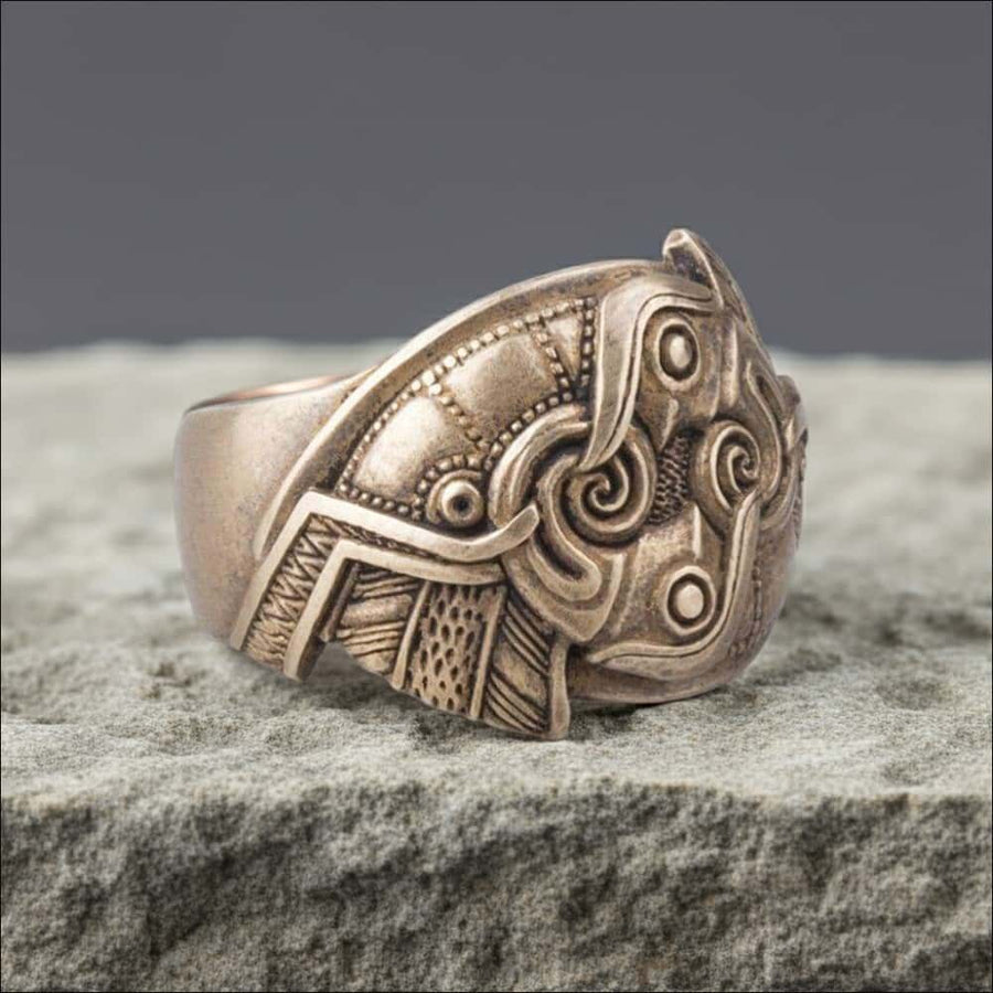 Hugin and Munin Ring Bronze - Northlord-PK