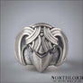 Hugin Odin’s Raven Ring Sterling Silver - Northlord-PK