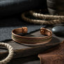 Iron Spine Ancient Copper & Brass Cuff Bracelet - Northlord