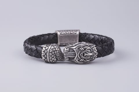 Viking Bracelet with Midgard Serpent - Northlord