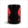 Merry Krampus Mug – Gothic Christmas Black Glossy - Northlord