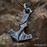 Mjolnir Pendant Hand Forged Steel - Northlord