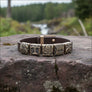Norse Symbols Leather Bracelet - Northlord