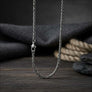 Oxidized Wheat Chain — 925 Sterling Silver - Northlord