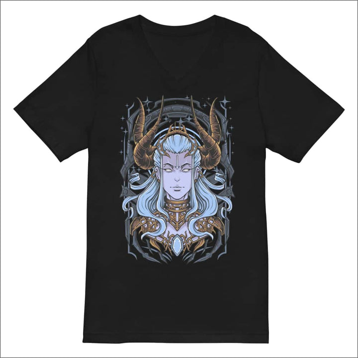 Pagan Icy Witch Women’s V-neck T-shirt Black - Northlord