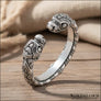 Replica Viking Arm Ring With Dragon Heads - Northlord
