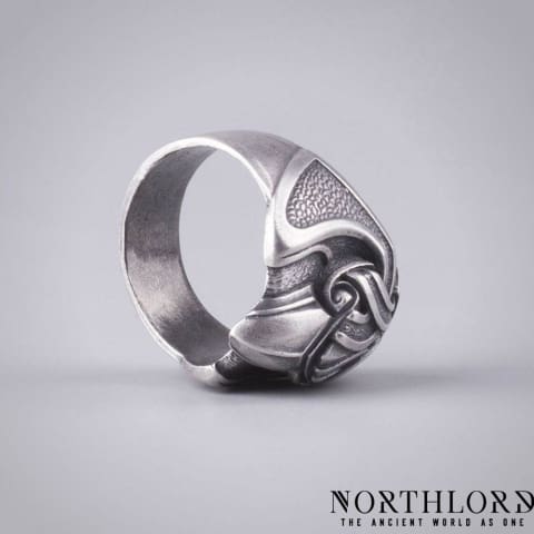 Silver Viking Raven Ring - Northlord