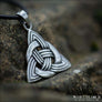 Small Celtic Triquetra Pendant Sterling Silver - Northlord