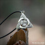 Small Celtic Triquetra Pendant Sterling Silver - Northlord