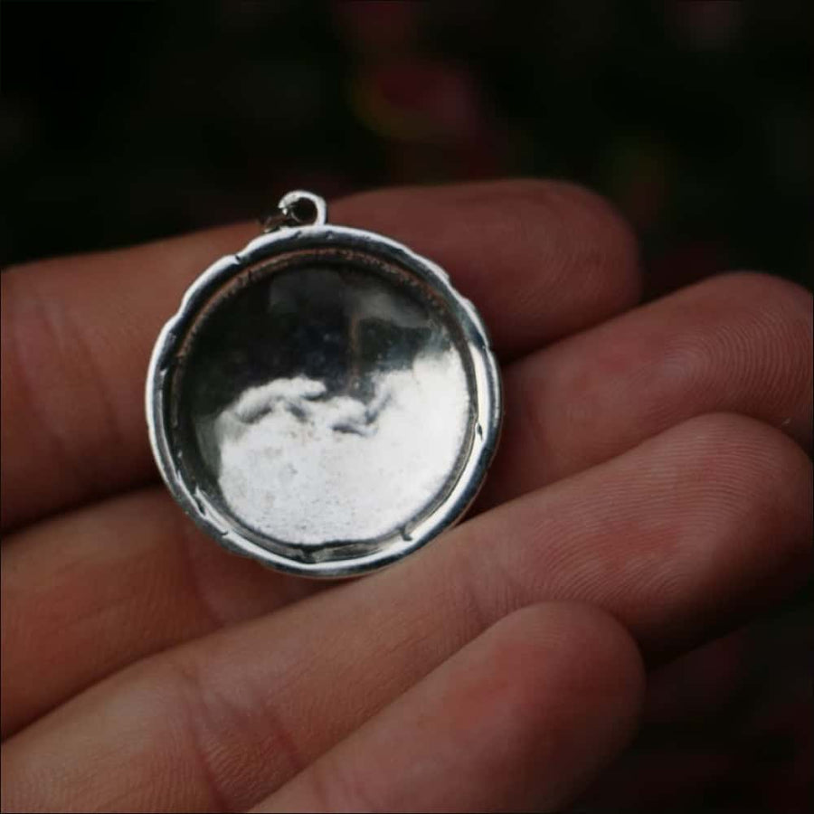 Spartan Warrior Shield Pendant Sterling Silver - Northlord