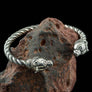 Sterling Silver Bear Head Arm Ring - Northlord