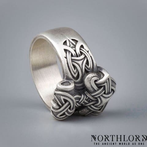 Thor's Hammer Ring, Mjolnir, Viking Jewelry, Silver - Northlord