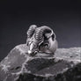 Thor’s Goat Ring Silvered Bronze - Northlord-PK