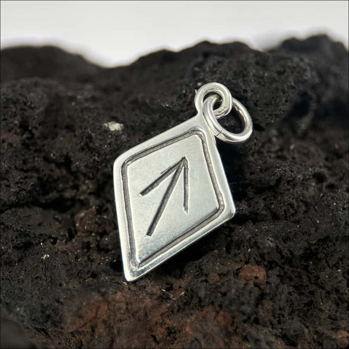 Tiwaz Rune Pendant Sterling Silver - Northlord