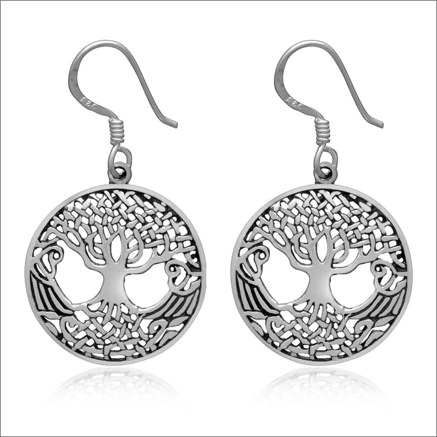 Tree Of Life Earrings Sterling Silver - Northlord
