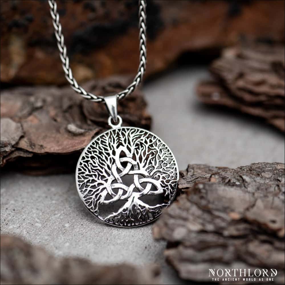 Round Tree of Life Necklace with Micro-Inscribed Bible Chip - Silver or  Gold-Plated, Jewish Jewelry | Judaica Web Store