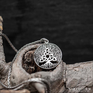 Triquetra Pendant With Tree Of Life Sterling Silver - Northlord