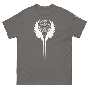 Vegvisir T shirt With Raven Wings Sleeve Print Northlord