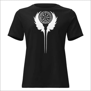 Vegvisir With Wings Women’s Premium T-shirt - Northlord