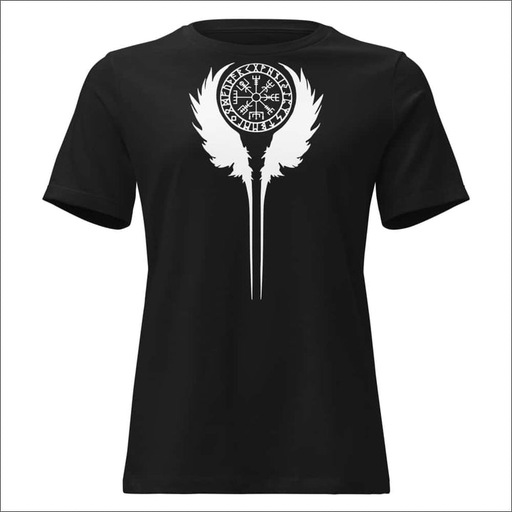 Vegvisir With Wings Women’s Premium T-shirt - Northlord