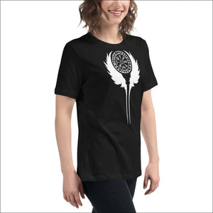 Vegvisir With Wings Women’s Premium T-shirt - Northlord