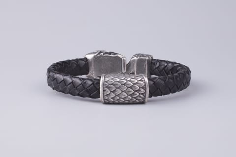 Viking Bracelet with Midgard Serpent - Northlord