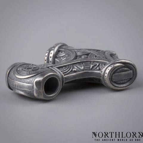 Viking Fashion Necklace, Modern Viking Jewelry,Silvered Bronze - Northlord