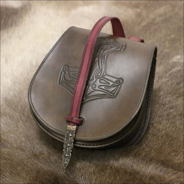 Viking Leather Bag Mjolnir - Northlord